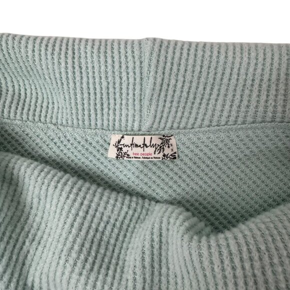 Free People x Intimately Mint Green Off Shoulder Ribbed Bodysuit Size M NWT - Picture 9 of 9